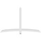 Ekena Millwork Bellingham Architectural Grade PVC Gable Bracket, 84"W x 52 1/2"H x 4"D x 4"F, 15/12 Pitch GBP084X53X0404BEL00 - alternate 3